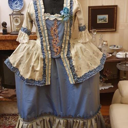 ABITO COSTUME STORICO FEMMINILE 1700 NOLEGGIO