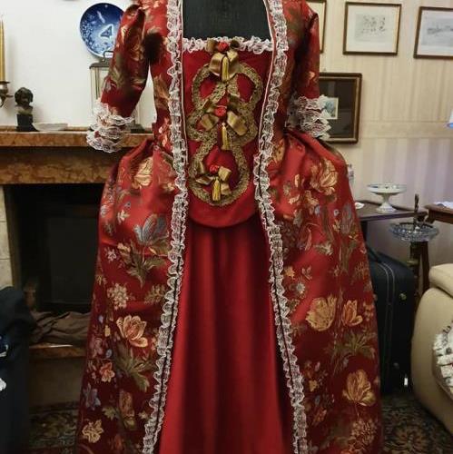 ABITO COSTUME STORICO FEMMINILE 1700 NOLEGGIO