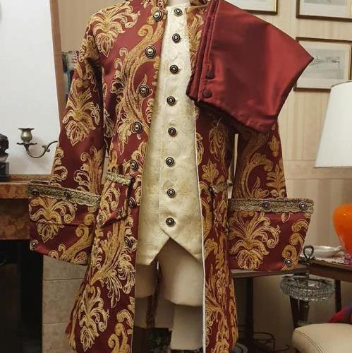 ABITO COSTUME STORICO MASCHILE 1700 NOLEGGIO