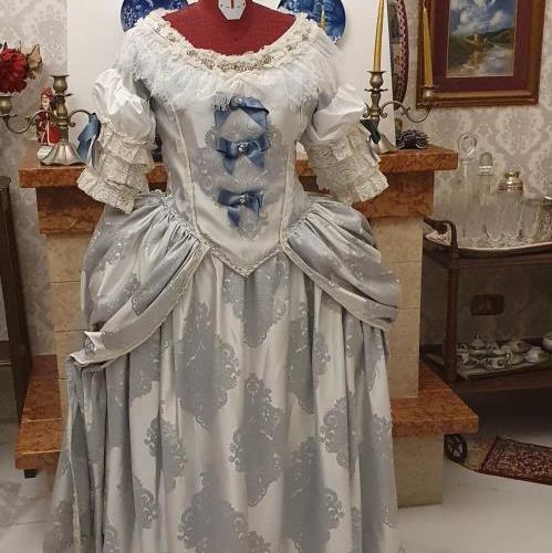 ABITO COSTUME STORICO FEMMINILE SECONDA MET 1600 